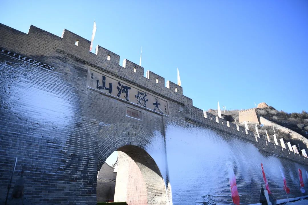 夕阳下的张家口老街风情